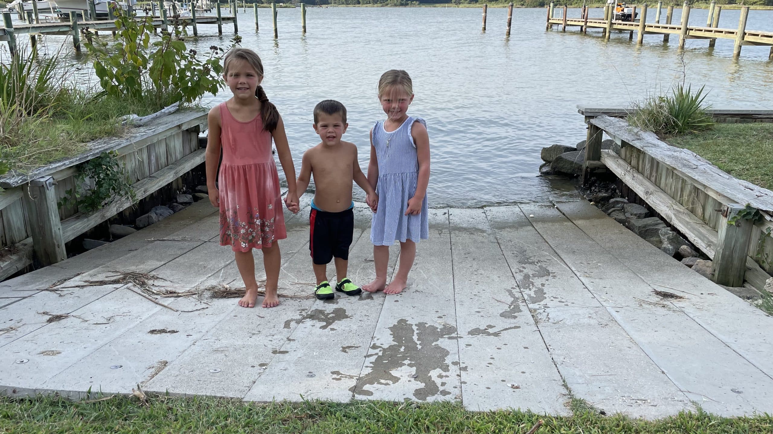 LumberCon as a boat ramp on the Chesapeake